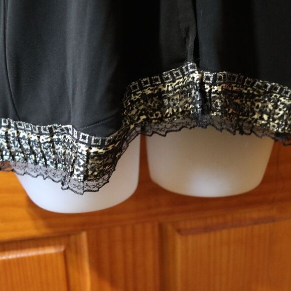 DKNY Black Cardigan with Sparkly Trim Large - Picture 7 of 14